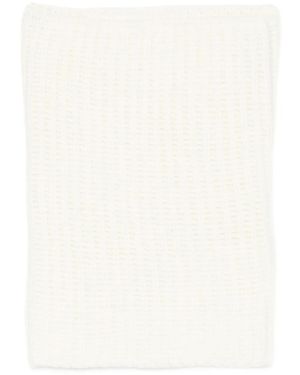 Ma'ry'ya Ribbed-Knit Scarf - Natural