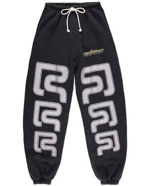 RRR123 R Sweat Drawstring-Fastening Track Trousers - White
