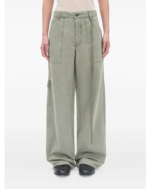 Ann Demeulemeester Hose mit aufgesetzten Taschen - Grün
