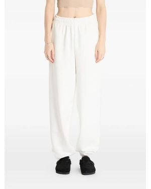 Karlkani Elasticated-Waist Track Pants - White