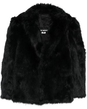 Junya Watanabe Faux-Fur Jacket - Black