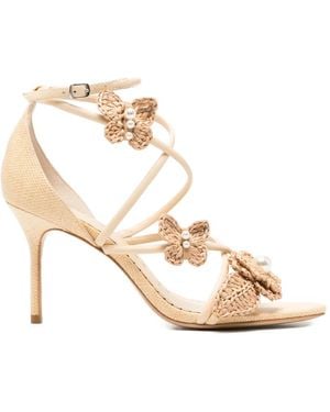 Sophia Webster Titania Heeled Sandals - Natural