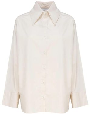 The Archivia Camisa Con Cuello De Pico - Blanco