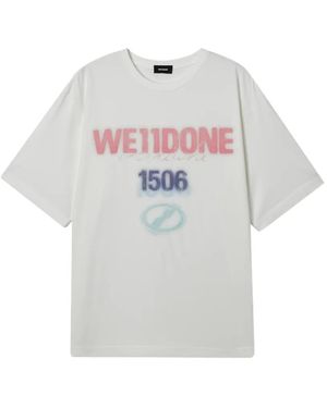 we11done T-Shirt À Imprimé Graphique - White