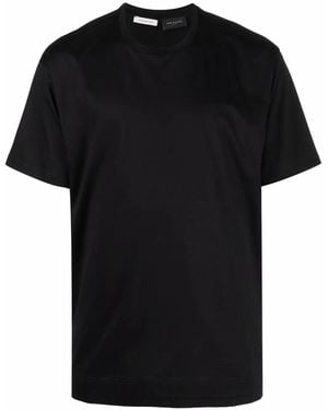 Low Brand Double-Hem Cotton T-Shirt - Black