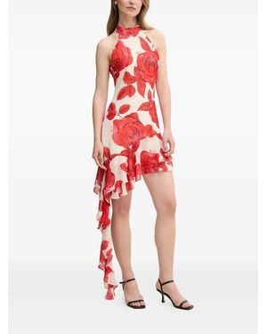 GAUDI Floral Mini Dress - Red
