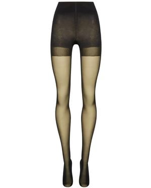 Wolford Miss W 30 Push-Up Tights - Black