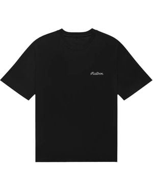 Malbon Golf Graphic-Print T-Shirt - Black