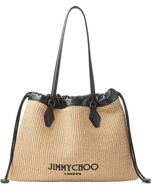 Jimmy Choo Sac Cabas À Lien De Resserrage - Neutre
