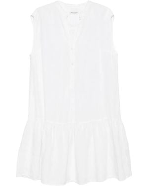 Marc O' Polo V-Neck Sleeveless Mini Dress - White