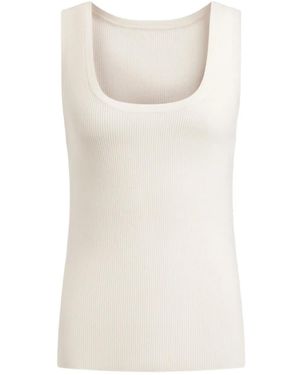 12 STOREEZ Square-Neck Tank Top - White