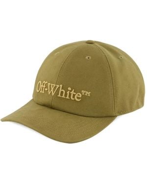Off-White c/o Virgil Abloh Embroidered Drill Baseball Cap - Green