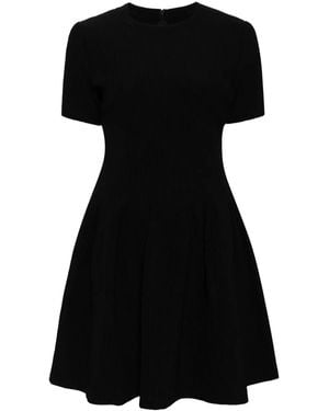 CFCL Recycled Knit Short-Sleeve Dress - Black
