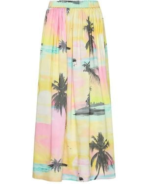 Aje. Nicolette Maxirock Mit Print - Weiß