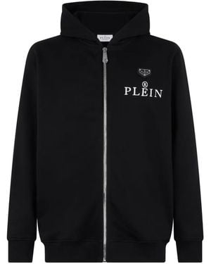 Philipp Plein Zip-Up Hoodie - Black