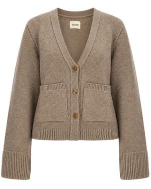 KHAITE Scarlet Cardigan - Natural