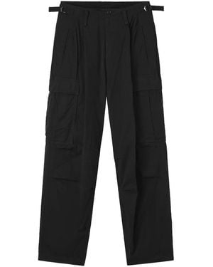 Y's Yohji Yamamoto Pantaloni Con Tasca Cargo - Nero