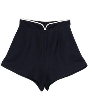 Adriana Degreas Zip-Fastening Shorts - Blue