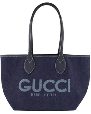 Gucci Kleine Totissima Tote Bag - Blau