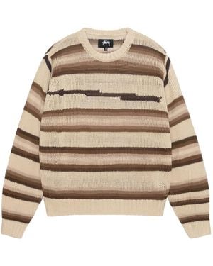 Stussy Striped Sweater - ナチュラル