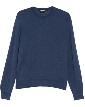 Tom Ford Crew-Neck Jumper - Blue