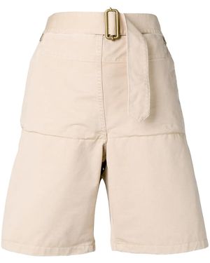 JW Anderson Fold Front Utility Shorts - Natural