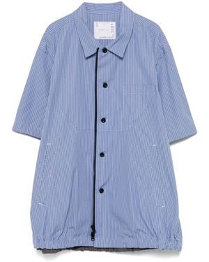 Sacai Striped Shirt - Blue