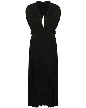 Philosophy Di Lorenzo Serafini Sleeveless Pleated Dress - Black
