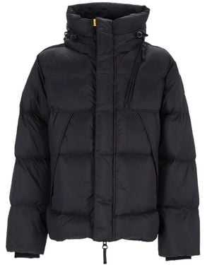 Parajumpers Cloud Quilted Hooded Jacket - Black