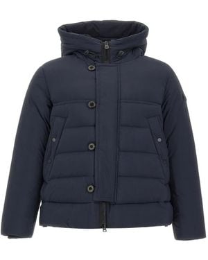 Peuterey Eddie Padded Hooded Coat - Blue