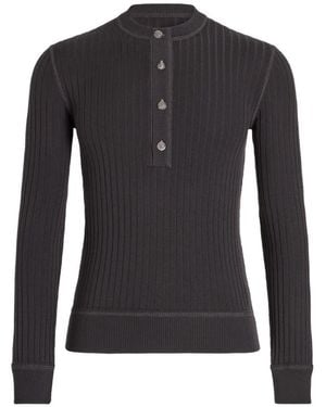 Dolce & Gabbana Serafino Pullover Aus Schurwolle - Schwarz