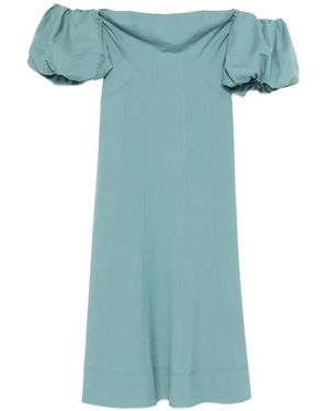 Ulla Johnson Nina Off-The-Shoulder Midi Dress - Green