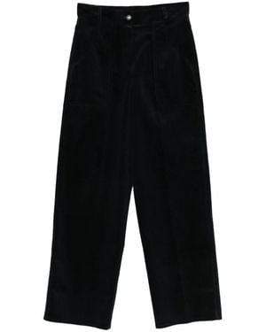 forte_forte Corduroy Cotton Trousers - Black