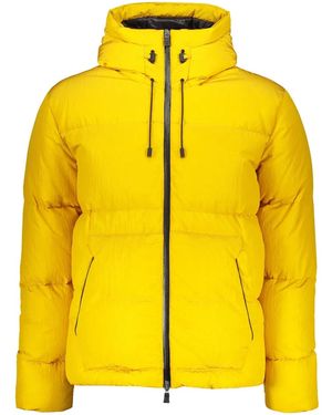 Herno Veste Matelassée À Capuche - Jaune