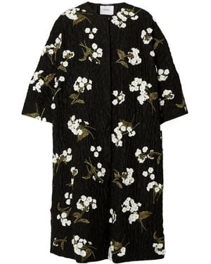 Erdem Evening Coat - Black