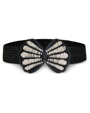 Johanna Ortiz Boho Seashells Belt - Black
