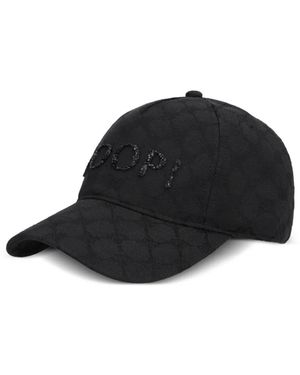 Joop! Gorra Con Monograma Y Cristales - Negro