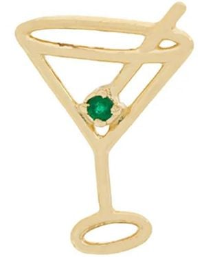 Aliita Boucle D'Oreille Martini Esmeralda - Blanc