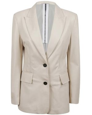 S.W.O.R.D Button Patch Pocket Jacket - White