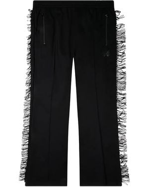 Needles Fringe-detail Pants - Black