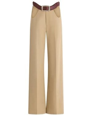 Jean Paul Gaultier Open Front Curves Trousers - White