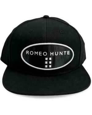 ROMEO HUNTE Logo-Patch Baseball Cap - Black
