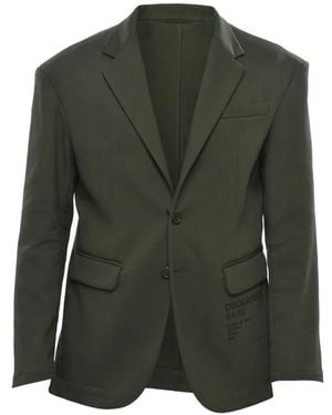 DSquared² Blazer À Simple Boutonnage - Green