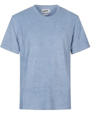 MC2 Saint Barth Embroidered T-Shirt - Blue