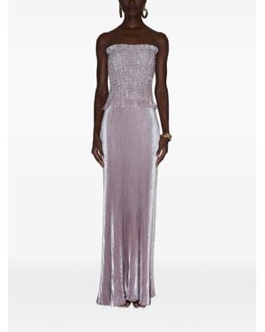 L'idée Maya Pleated Maxi Dress - Purple