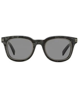 ZEGNA Rectangular-Frame Sunglasses - Gray