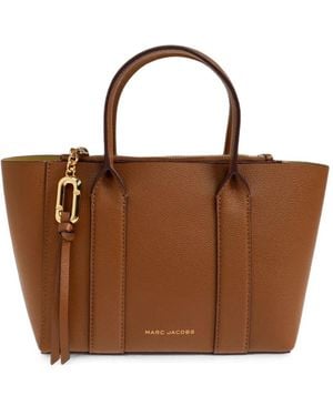 Marc Jacobs Pebbled Leather Tote Bag - Brown