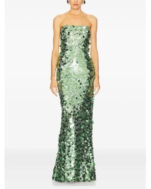 Bronx and Banco Farah gown dress - Verde