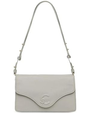 Coccinelle Bolso De Hombro Con Logo En Relieve - Blanco