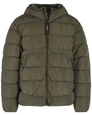 C.P. Company Goggle Down Jacket - Green